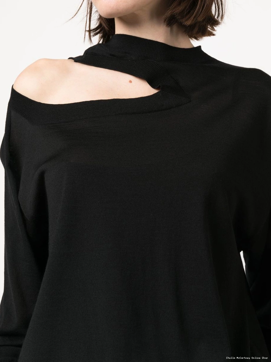 Cheap McCartney Women Stella knitted cut top out-detail 0814